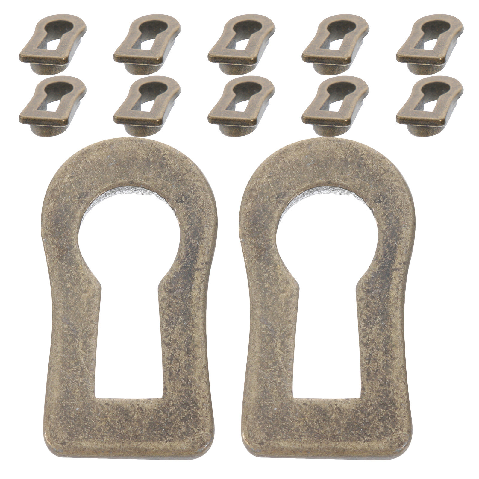 Furniture Hardware Manufacturer - 12 Adet Oval Dekoratif Anahtar Deliği