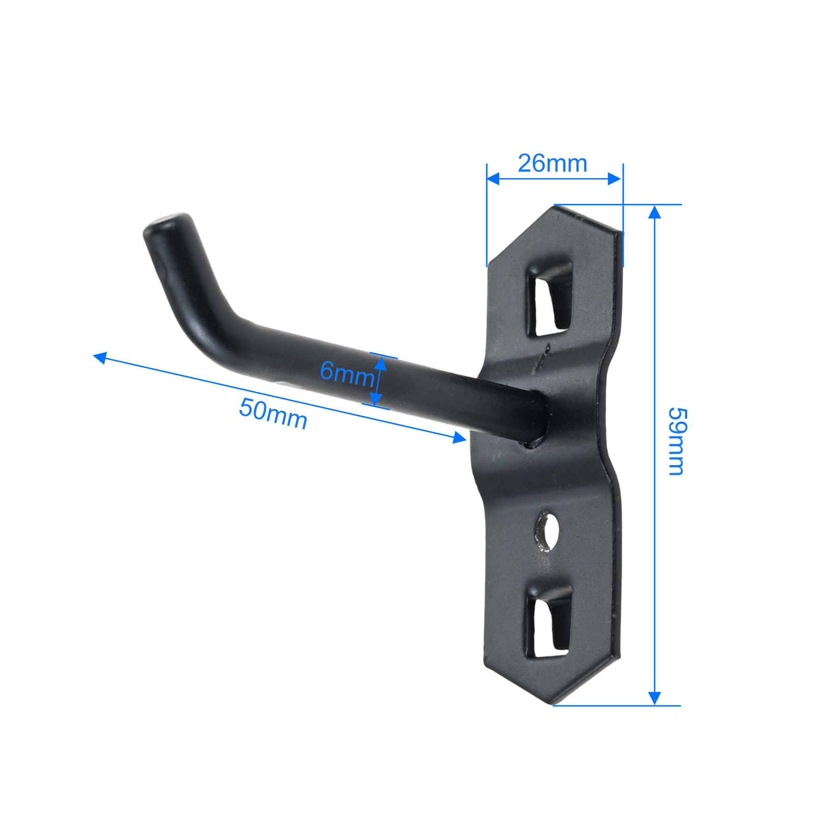 10 adet/takım 50mm Kara Delikl - Furniture Hardware Fitting incelemesi ve fiyatı