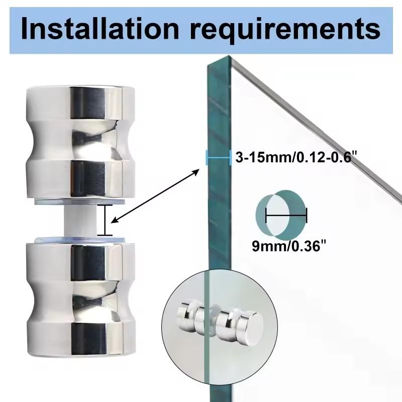 Şık Duş Cam Kapı Kolu, Sürgülü - Furniture Hardware Fitting incelemesi ve fiyatı