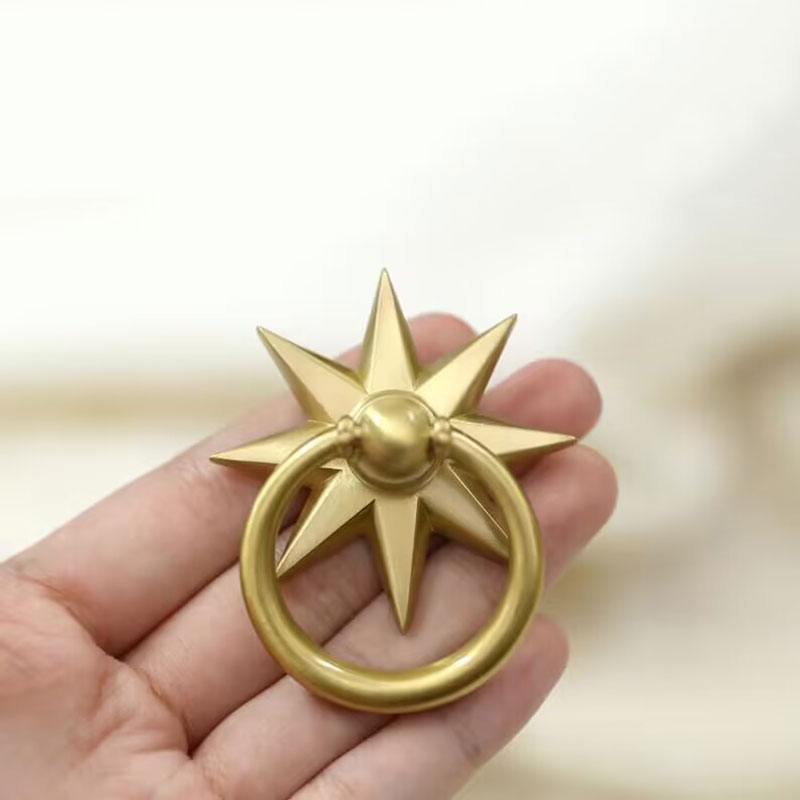 Katı pirinç bırak yüzükler dol - Furniture Hardware Drop Pulls incelemesi ve fiyatı